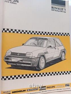 Renault 5 Elf Turbo Uk Cup Workshop Manual M. R. 276 New Old Stock Orig Reno Rare Renault 5 Elf Turbo Uk Cup Workshop Manual M. R. 276 New Old Stock Orig Reno Rare