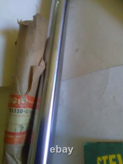 SUZUKI B100, B100P, B105, B120, KT120, FORK STANCTIONS Pair, 51110-07010, NOS, NLA