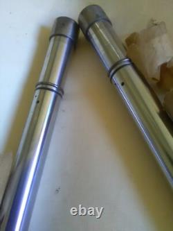 SUZUKI B100, B100P, B105, B120, KT120, FORK STANCTIONS Pair, 51110-07010, NOS, NLA