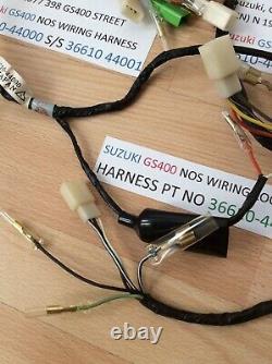 SUZUKI GS400 NOS FULL WIRING LOOM HARNESS PT NO 36610-44000 s/s 36610-44001 NEW