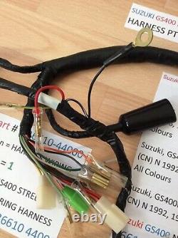 SUZUKI GS400 NOS FULL WIRING LOOM HARNESS PT NO 36610-44000 s/s 36610-44001 NEW