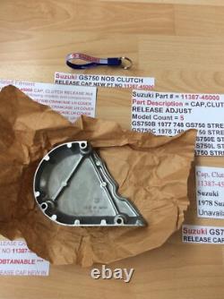 SUZUKI GS750 NOS CLUTCH RELEASE CAP NEW IN SUZUKI BAG PT NO 11387-45000 WithTAG
