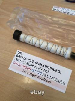 SUZUKI GT125 L. M. A. B 74-77 NOS EXHAUST BAFFLE NEW IN BAG 14510-36200 obsolete