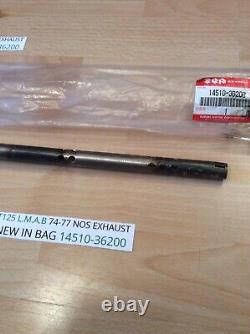 SUZUKI GT125 L. M. A. B 74-77 NOS EXHAUST BAFFLE NEW IN BAG 14510-36200 obsolete SUZUKI GT125 L. M. A. B 74-77 NOS EXHAUST BAFFLE NEW IN BAG 14510-36200 obsolete