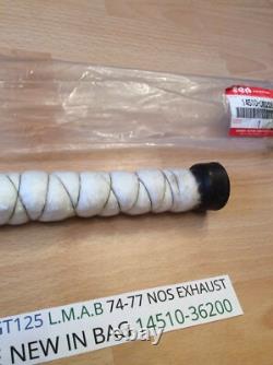 SUZUKI GT125 L. M. A. B 74-77 NOS EXHAUST BAFFLE NEW IN BAG 14510-36200 obsolete SUZUKI GT125 L. M. A. B 74-77 NOS EXHAUST BAFFLE NEW IN BAG 14510-36200 obsolete