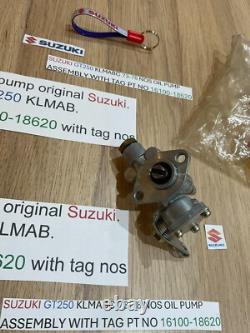 SUZUKI GT250 KLMABC 73-78 NOS Oil Pump Assembly pt 16100-18620 NEW