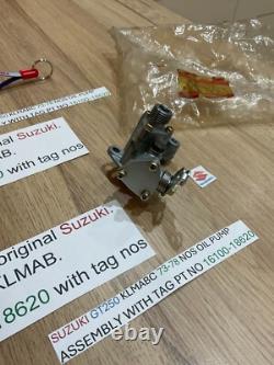 SUZUKI GT250 KLMABC 73-78 NOS Oil Pump Assembly pt 16100-18620 NEW