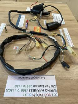 SUZUKI GT250 X7 NOS WIRING HARNESS 36610-11300 36610-11301 36610-11302 new + tag