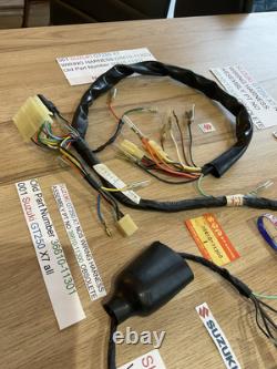 SUZUKI GT250 X7 NOS WIRING HARNESS 36610-11300 36610-11301 36610-11302 new + tag