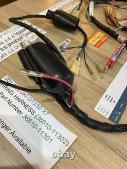 SUZUKI GT250 X7 NOS WIRING HARNESS 36610-11300 36610-11301 36610-11302 new + tag