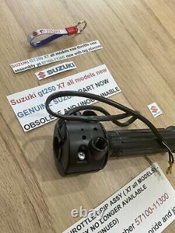 SUZUKI GT250 X7 all models NEW throttle case assembly pt 57100-11300 very nice SUZUKI GT250 X7 all models NEW throttle case assembly pt 57100-11300 very nice