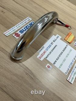 SUZUKI GT250 X7 all nos exhaust header pipe 14160-11302 / 14150-11302 left + rig