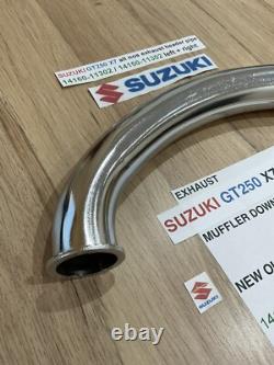 SUZUKI GT250 X7 all nos exhaust header pipe 14160-11302 / 14150-11302 left + rig