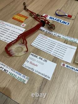 SUZUKI GT380 72-77 J. K. L. M. A. B NOS OIL HOSE / PIPE No2 NEW PT NO 16820-33030