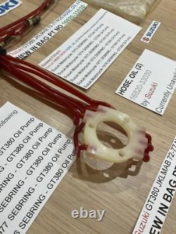 SUZUKI GT380 72-77 J. K. L. M. A. B NOS OIL HOSE / PIPE No2 NEW PT NO 16820-33030