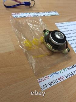 SUZUKI GT750 JKLMAB RE5 Radiator Cap red valve NOS IN PARTS BAG 17780-31010