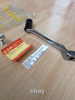 SUZUKI GT750 J/K 72-73 NOS CHROME GEAR LEVER + BOLT IN BAG WithTAG PT 25600-31000