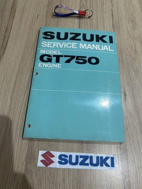 Suzuki Gt750 J/k Service Manual Printed In Japan 1976 Lovely Internal Pages Nos