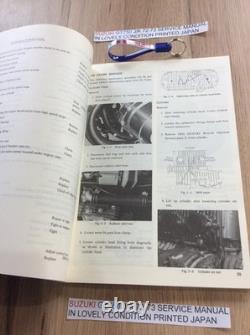 SUZUKI GT750 j/k SERVICE MANUAL PRINTED IN JAPAN 1976 LOVELY INTERNAL PAGES NOS