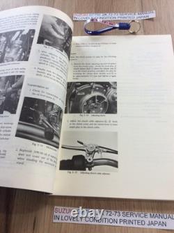 SUZUKI GT750 j/k SERVICE MANUAL PRINTED IN JAPAN 1976 LOVELY INTERNAL PAGES NOS