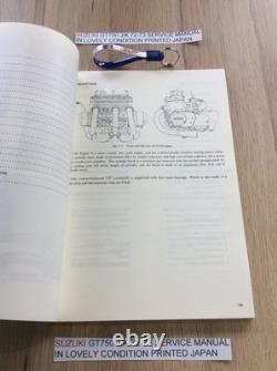 SUZUKI GT750 j/k SERVICE MANUAL PRINTED IN JAPAN 1976 LOVELY INTERNAL PAGES NOS