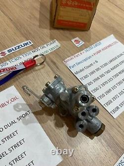 SUZUKI T350 T305 all NOS Oil Pump Assembly pt 16100-18010 IN ORIGINAL BOX