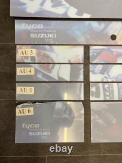 Snap On Tools Tyco Suzuki Decal Set 40 Stack Split Bank ZPLATETYCO Old Stock