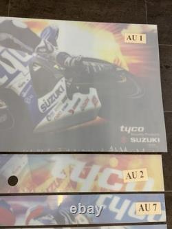 Snap On Tools Tyco Suzuki Decal Set 40 Stack Split Bank ZPLATETYCO Old Stock