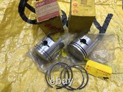 Suzuki 305 T305 TC305 Piston&Ring Set 1.00 NOS Genuine 12110-18710&12140-18710