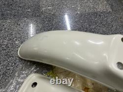Suzuki 71-73 TS125 TS125R/J/K 73 TS185 TS185K Front&Rear Fender White NOS Japan