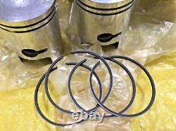 Suzuki 74-77 GT125 GT125L/M/A/B Piston&Ring 0.50 NOS P/N 12110-36733&12140-36752