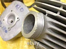 Suzuki 80 K10P K11P K15P Cylinder&Cylinder Head NOS P/N 11210-03102&11111-03000