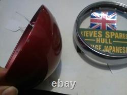Suzuki A100k, A1004. 1973-78, Headlamp Shell & Rim, Genuine, Nos