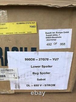 Suzuki DL650 V-Strom 2004-2011 NOS OEM Bug Spoiler Kit Red 990D0-27G70-YU7 Suzuki DL650 V-Strom 2004-2011 NOS OEM Bug Spoiler Kit Red 990D0-27G70-YU7