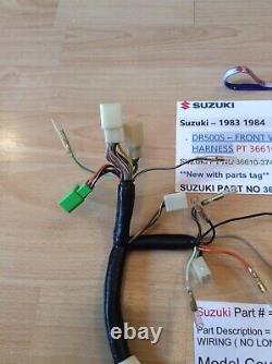 Suzuki Dr500 1983 1984 Nos Wiring Harness Assembly Pt 36610-37410 Obsolete