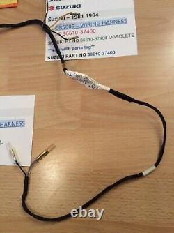 Suzuki Dr500 81-84 Nos Wiring Harness Assembly Pt 36610-37400 Obsolete New