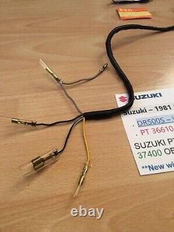 Suzuki Dr500 81-84 Nos Wiring Harness Assembly Pt 36610-37400 Obsolete New
