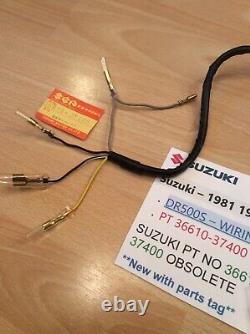 Suzuki Dr500 81-84 Nos Wiring Harness Assembly Pt 36610-37400 Obsolete New