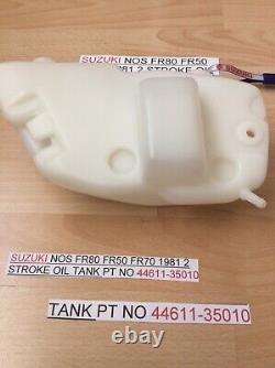 Suzuki Fr50 Fr70 Fr80 Nos Oil Tank Reservoir New In Bag 44611-35010 With Tag