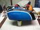 Suzuki Fuel Tank Gt550 1972 Nos Blue / Gold In Stock