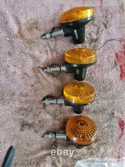 Suzuki GN 125 GS 125 400 424 500 550 Full Set Of Indicators Genuine NOS Suzuki GN 125 GS 125 400 424 500 550 Full Set Of Indicators Genuine NOS