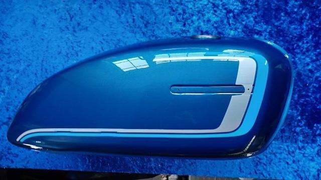 Suzuki Gs500e Fuel Tank 4 Cyl 79-83 Blue 44100-34520-04y Nos May Fit Gs650 Gs550