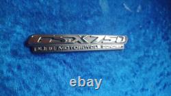 Suzuki GSX750 98-2000 Side Panel Emblems Pair NOS 68131-03F10 / 68141-03F10 NOS