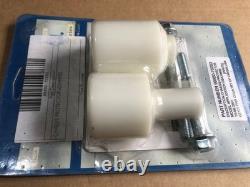 Suzuki GSXR600 K1 2001 NOS OEM Crash Bung Protector Kit, White 99950-70263