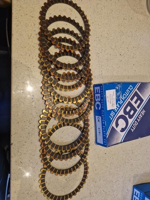 Suzuki Gsx 1100 Clutch Plates Set Nos