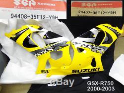 Suzuki GSX-R750 Under Cowling L & R 2000-03 NOS GSXR750 COVER Lower Fairing Y9H