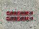 Suzuki Gt185 Gt250 Gt380 Gt550 T350 Tank Badges Emblem Nos Genuine 68111-33000