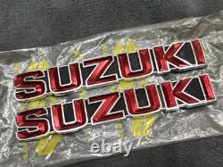 Suzuki GT185 GT250 GT380 GT550 T350 Tank Badges Emblem NOS Genuine 68111-33000 Suzuki GT185 GT250 GT380 GT550 T350 Tank Badges Emblem NOS Genuine 68111-33000