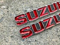 Suzuki GT185 GT250 GT380 GT550 T350 Tank Badges Emblem NOS Genuine 68111-33000