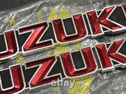 Suzuki GT185 GT250 GT380 GT550 T350 Tank Badges Emblem NOS Genuine 68111-33000